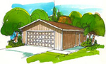 two-car garage building plans