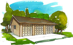 three-car garage building plans